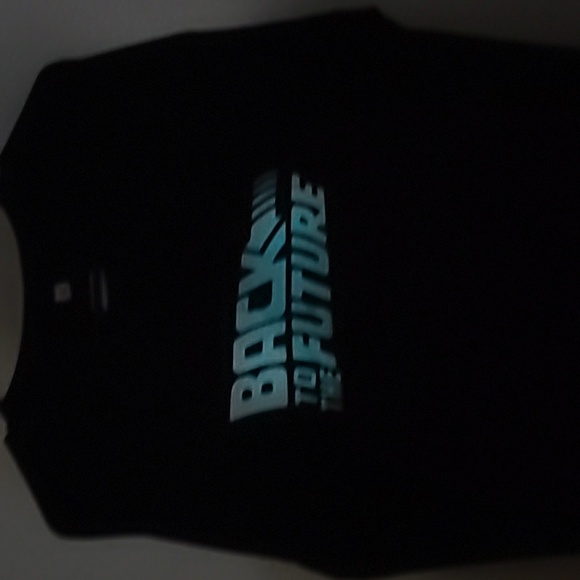 Back To The Future Graphic T Shirt Glow in the Dark Black Unisex Size 2XL - Picture 11 of 13